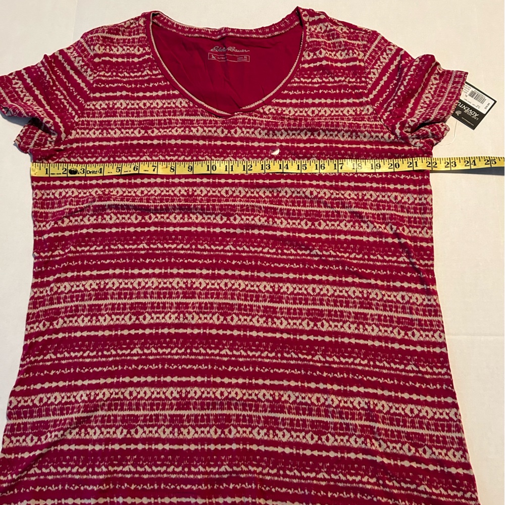 Eddie Bauer Outdoor V-Neck Woman’s Shirt NWT XL